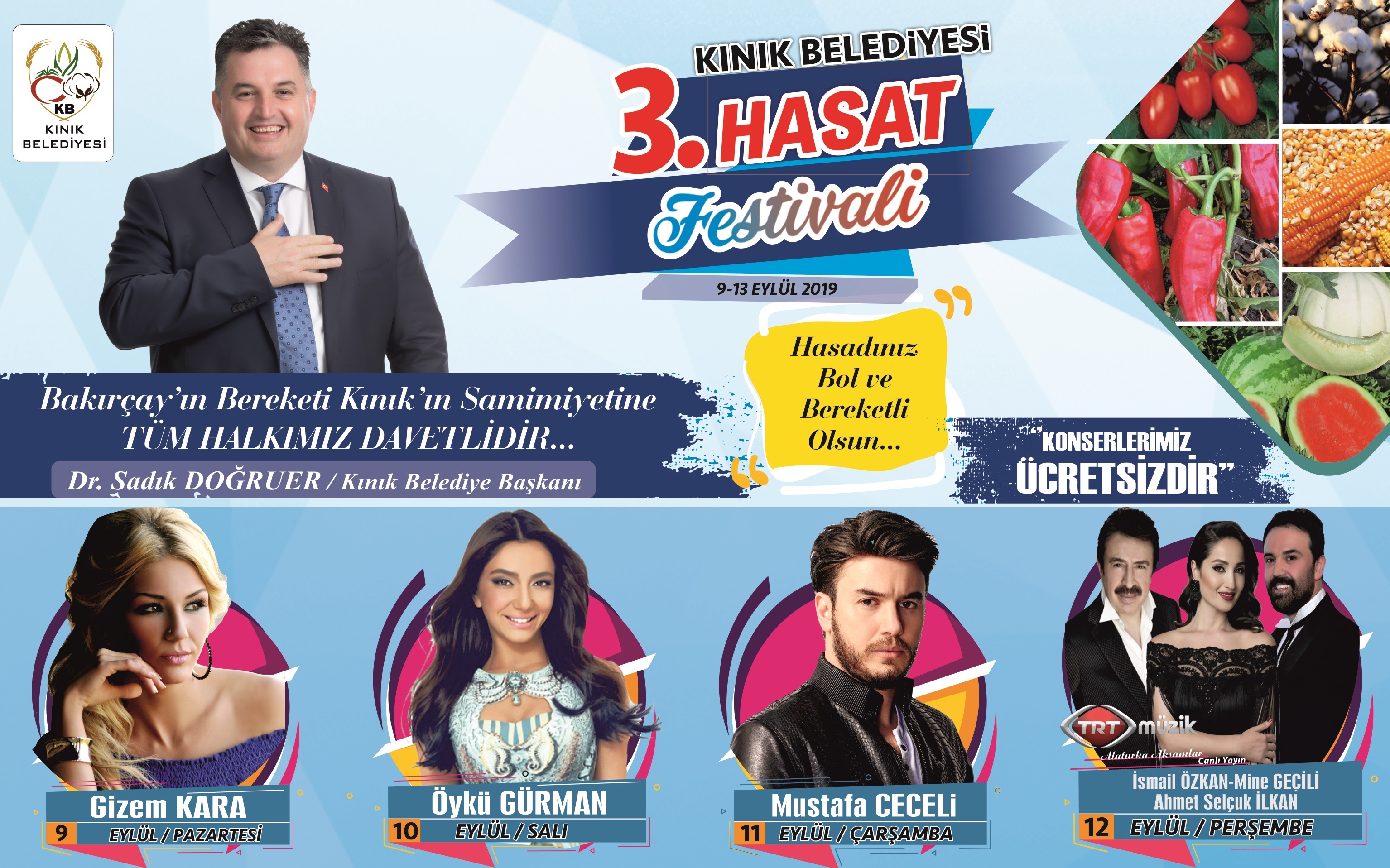 KINIK 3.HASAT FESTİVALİNE HAZIRLANIYOR