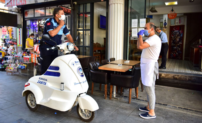 Bornova’da korona virüs denetimleri arttırıldı