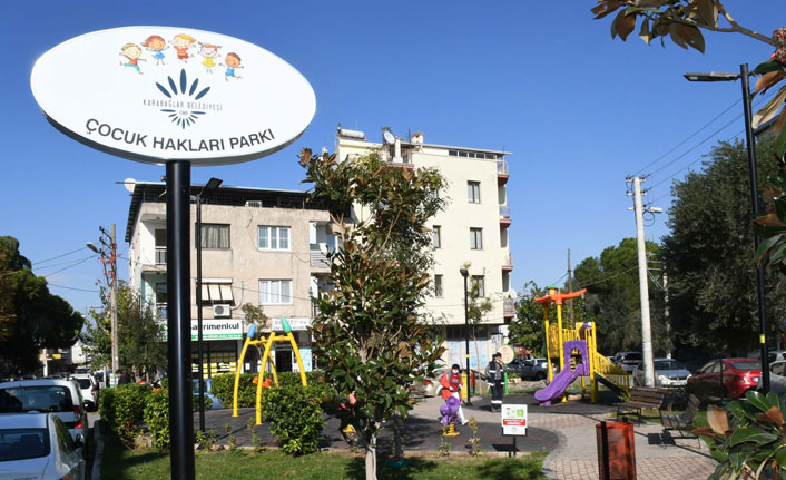 Karabağlar Belediyesi’nden Çocuk Hakları Parkı