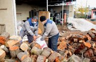 Bornova’da yuvaları ısıtan çalışma