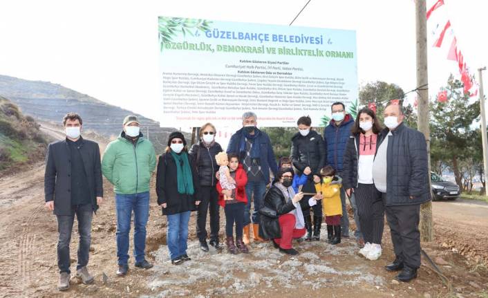 Güzelbahçe Belediyesi’nden ‘Barış, Demokrasi ve Birliktelik Ormanı’