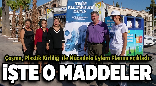 Çeşme, Plastik Kirliliği ile Mücadele Eylem Planını açıkladı