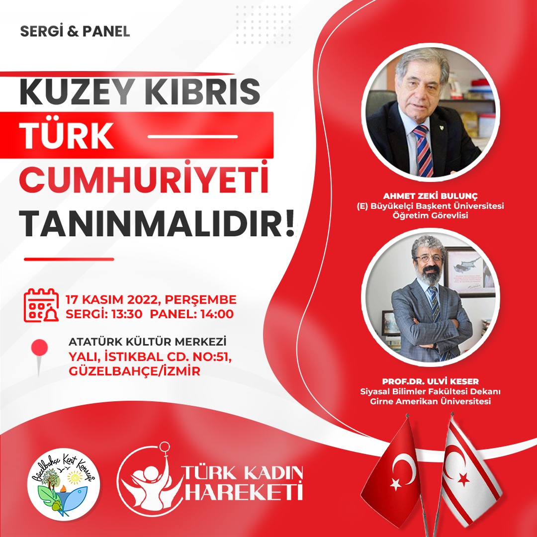 Türk Kadın Hareketinden ''Kuzey Kıbrıs Türk Cumhuriyeti tanınmalıdır'' sergi ve Paneli