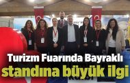 Turizm Fuarında Bayraklı standına büyük ilgi