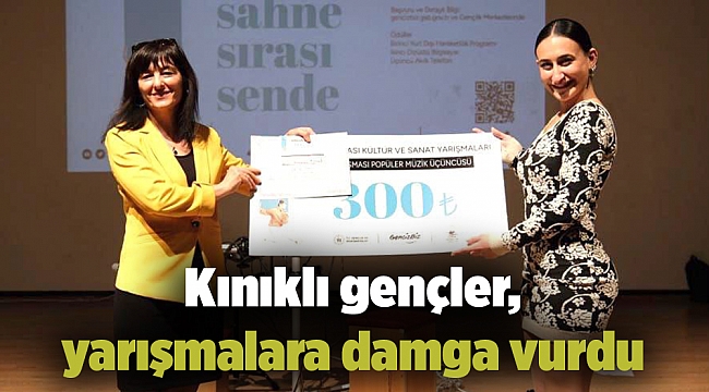 Kınıklı gençler, yarışmalara damga vurdu