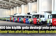 100 bin kişilik gıda desteği yola çıktı