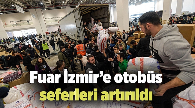 Fuar İzmir’e otobüs seferleri artırıldı