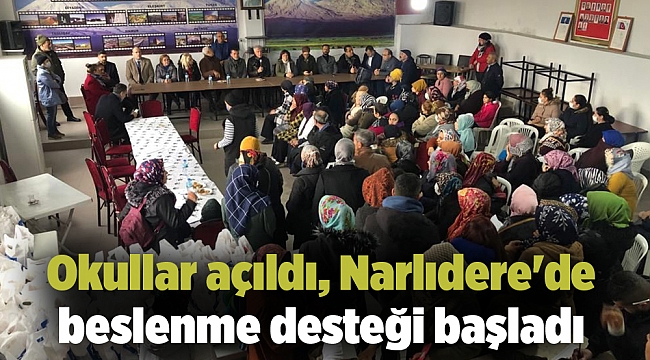 Okullar açıldı, Narlıdere'de beslenme desteği başladı