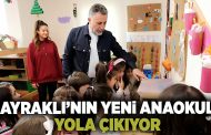 Bayraklı’nın yeni anaokulu yola çıkıyor