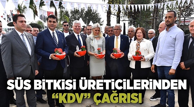 Süs bitkisi üreticilerinden “KDV” çağrısı