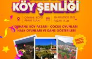 Orhanlı Köyü’nde birlik ve dayanışma şenliği: Orhanlı Köy Şenliği başlıyor